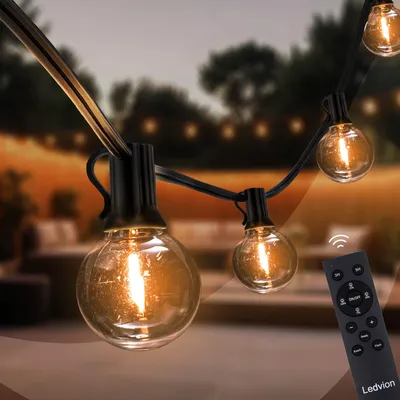 Produktbild von Ledvion LED Lichterkette Außen 16.5M IP54 9W 2200K weiß dimmbar