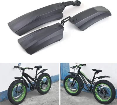 Produktbild von Fahrrad-Schutzblech-Set, 66 cm (26 Zoll), Kunststoff, vorne und hinten, langlebige Reifen-Schutzbleche fš¹r fette Reifen, Mountainbike