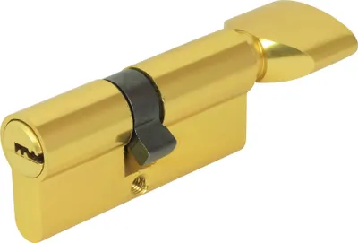 Produktbild von DOMINO Profilzylinder Schließzylinder HOMER 31/31K Zylinderschloss | Türschloss | Türknauf | Schloss mit 5 Schlüsseln | Einsteckschloss | Haustür-Schloss | Gold