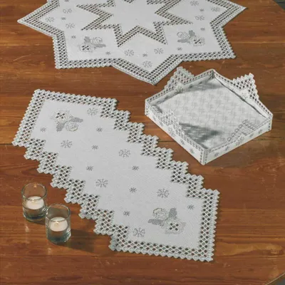 Produktbild von Permin Zählrahmen für Hardanger-Stickerei, Motiv "Winter Hardanger", 29x67 cm, Artikelnummer 63-9647