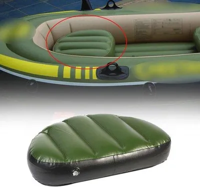 Produktbild von Famanu Bootsstuhl Komfortables Sitzkissen für Kajak und Kano - Wasserfest und leicht (Farbe: Grün)