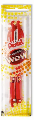Zdjęcie produktu dla Długopis 0,7 mm BK417 czerwony 2 szt.