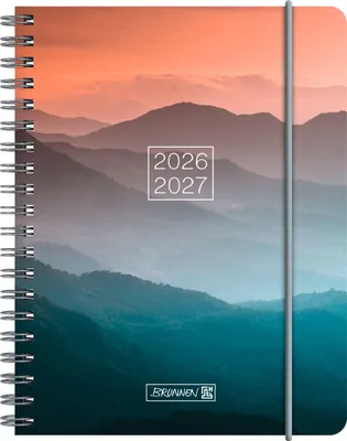 Produktbild von Schülerkalender 2026/2027 "Misty Sunset" | A6, Kunststoff