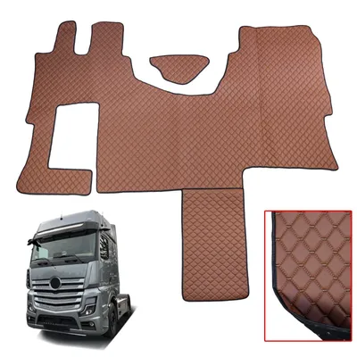 Image de Tapis de sol pour camion Mercedes Actros SOLOSTAR MP4 MP5 MARRON Accessoires pour camion LUX