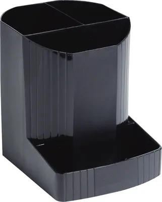 Produktbild von Stiftehalter EcoBlack Mini-Octo schwarz Packung mit 36 Stück