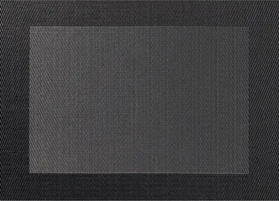 Produktbild von Tischset - anthrazit- mit gewebtem Rand 33 x 46 cm