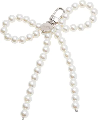 Produktbild von Taschenanhänger Ribbon Pearl aus Perlen mit Clip