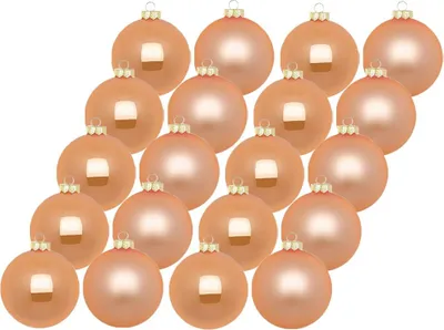 Produktbild von Weihnachtskugeln 20 Stk 6cm Sweet Melon