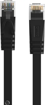 Zdjęcie produktu dla Kabel sieciowy Orico, Ethernet RJ45, Cat.6, płaski, 2m, czarny