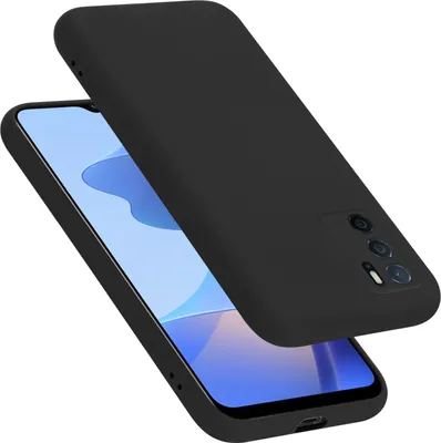 Produktbild von Cadorabo Schutzhülle für Oppo A16s / A54s Hülle in Schwarz Handyhülle Case Cover TPU Etui