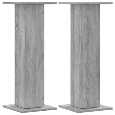 Obrázok produktu pre vidaXL Stojan na rastliny 2 ks Sivá Sonoma 30x30x80 cm Materiál na báze dreva