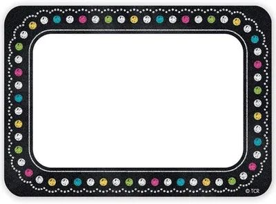 Produktbild von Famanu Namensschilder mit Kreidetafeleffekt - 8,9 cm x 6,35 cm