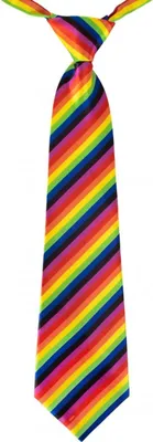 Immagine prodotto di Jumada's - Cravatta - Arcobaleno - Multicolore - Lucida - 5 cm - 145 cm
