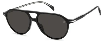 Produktbild von David Beckham DB 1218/S Black 56/15/132 Herren Sonnenbrillen