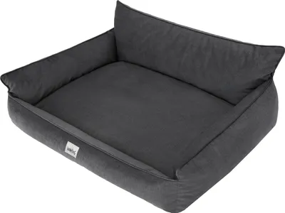 Image de Lit orthopédique pour chien JOKER lit chien canapé couchage corbeille matelas lit animal XXXL 132x106 cm anthracite velours