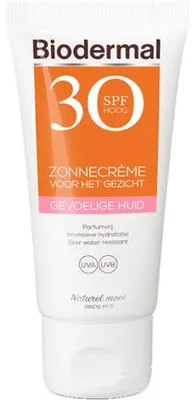 Produktbild von Biodermal Sonnencreme für das Gesicht LSF 30 für empfindliche Haut (50 ml)