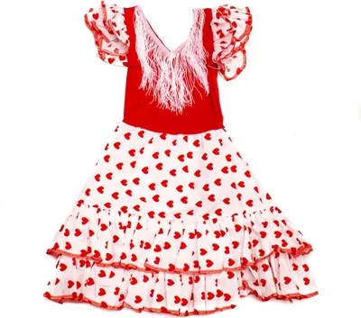 Produktbild von Flamenco Vs-rb-lhearth Kleid Weiß,Blau 4 Years Mädchen Weiß,Blau 4 Years