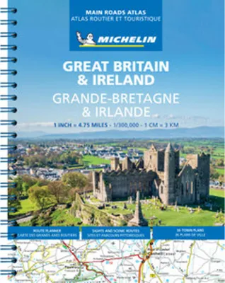 Produktbild von Michelin Straßenatlas Großbritannien & Irland mit Spiralbindung