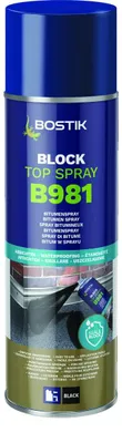 Produktbild von Bostik Block B981 Top Spray Bitumenspray 500ml Dose Abdichtungsspray