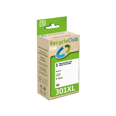 Produktbild von RecycleClub ersetzt HP 301 XL colour (CH564EE) 480 Seiten