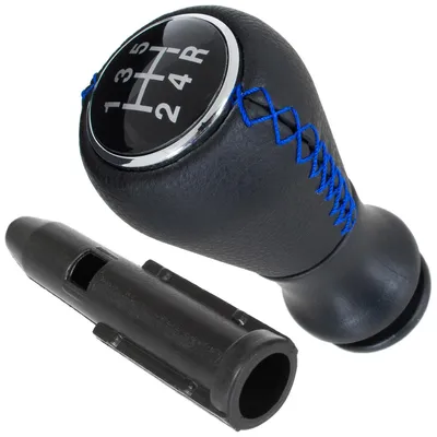 Obrázek produktu pro Přepínací páka, 5 rychlostí, modrá, adaptér pro Peugeot 206, 207, 306, 307, 308