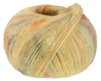 Produktbild von Lana Grossa - Cassata 0009 blassgelb zitrusgelb altrosa graublau grauviolett
