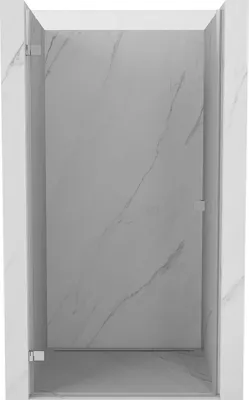 Produktbild von Mexen Lunar-B Duschdrehtür links 60 cm, transparent, Chrom - 832-060-000-01-00-L