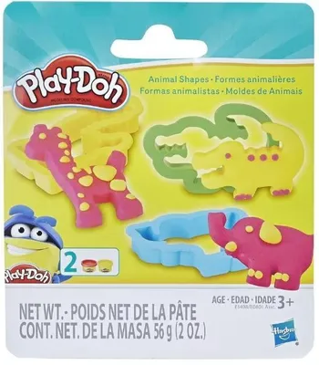 Produktbild von Play-Doh Spielzeug-Sets: Knete-Set mit Tierformen - E1498
