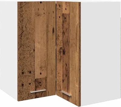 Obrázek produktu pro vidaXL Rohová nástěnná skříň Lyon vzhled starého dřeva 57x57x60 cm materiál na bázi dřeva