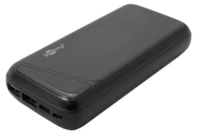 Obrázek produktu pro Goobay 53939, 20000 mAh, Lithium-polymerová (LiPo), Quick Charge 3.0, 3,7 V, Černá