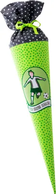 Produktbild von Goldbuch Stoff-Schultüte Fußball mit Applikation - 70cm