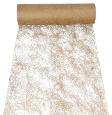 Produktbild von PAPSTAR Tischläufer/Dekoband "Sizoflor" gold (B)300 mm x (L)25 m