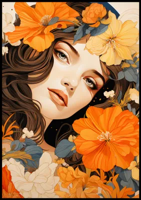 Produktbild von Poster 70x100cm Blumenessenz