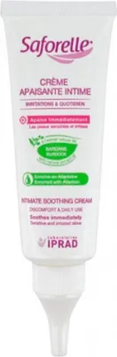 A tube of Saforelle Intimate Soothing Cream.