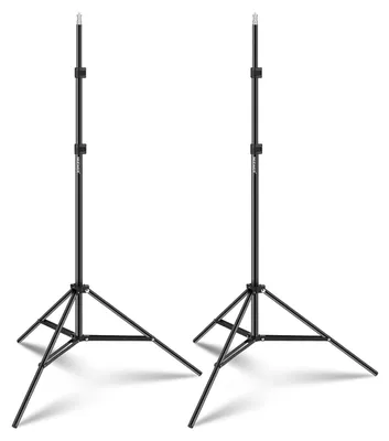 Zdjęcie produktu dla Statyw oświetleniowy - Statyw fotograficzny - 210 cm - Aluminium - Maks. 2,5 kg - 2 szt.
