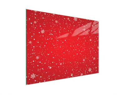 Produktbild von Glasschneidebrett 40x30 cm Rot, hitzebeständig, hygienisch, als Servierplatte