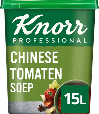 Produktbild von Knorr Professional Classic-Sortiment Chinesisches Tomatensuppenpulver, Ergiebigkeit 15l - 1,35 Kilo