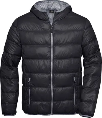 Produktbild von Men's Down Jacket black/grey, Gr. L