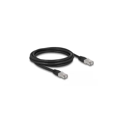 Produktbild von DeLOCK RJ45 Netzwerkkabel Cat.6A S/FTP PE Outdoor 2 m schwarz, 2 m, Cat6a, S/FTP (S-STP), RJ-45, RJ-45, Schwarz