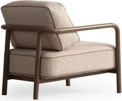 Immagine prodotto di Poltrona moderna beige poltrona monoposto da salotto di design