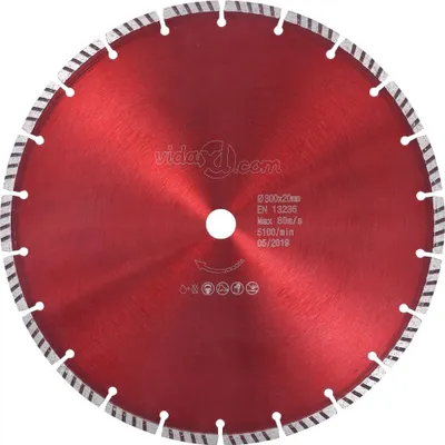 Image de Disque de coupe diamanté avec acier turbo 300 mm