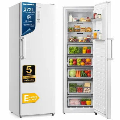 Productafbeelding van Heinner HFF-M272NFCE++ Vriezer, 272 liter, omkeerbaar, No Frost, LED-display, wit