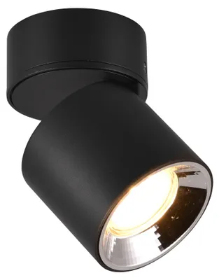 Zdjęcie produktu dla Reflektor spot Guayana czarny 1xGU10x10W metal wym:12x8,7x8,7cm IP20 Trio