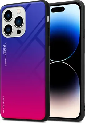 Produktbild von Cadorabo Hülle für Apple iPhone 14 PRO MAX Schutz Hülle in Schwarz Handyhülle TPU Etui Cover Case Tempered Glas