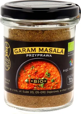 GARAM MASALA BEZGLUTENOWA BIO 70 g - PIĘĆ PRZEMIAN
