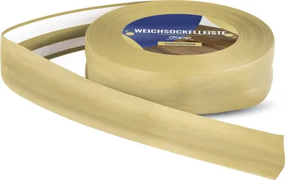 Produktbild von Kiefer WEICHSOCKELLEISTEN 32 x 23mm 5m selbstklebend PVC Gummi Leiste