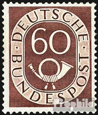 Produktbild von Briefmarken BRD (BR.Deutschland) 1951 Mi 135 postfrisch Posthorn