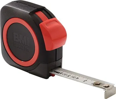 Immagine prodotto di Metro tascabile BMI VARIO L.8m W.19mm mm/cm EG II ABS Automatic SB - 411841120