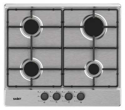 Immagine prodotto di Piano cottura 4 fuochi inox Samet Circe2