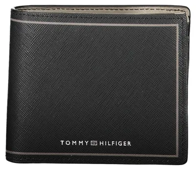 Produktbild von Eleganter Herren-Geldbeutel in Schwarz mit Münzfach und Kartenfächern